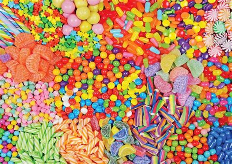 Renkli şekerler
